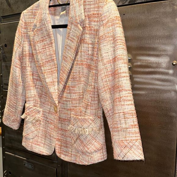 Tweed Caché Pink Blazer - Picture 3 of 5